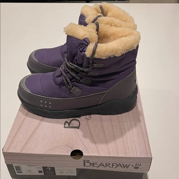 NEW with tags BearPaw Purple/Black Waterproof Boots - Picture 4 of 7